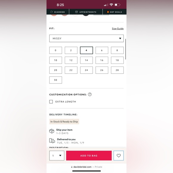 GALINA SIGNATURE from David’s bridal - Picture 4 of 11